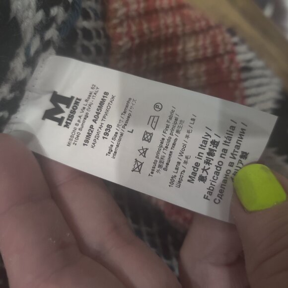 Missoni cardigan size L New oversized fit $942 - Picture 3 of 5